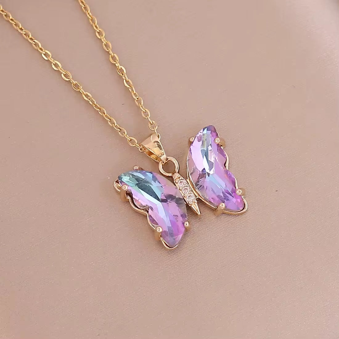 “Ethereal Wings” Collection – Enchanted Butterfly Necklaces