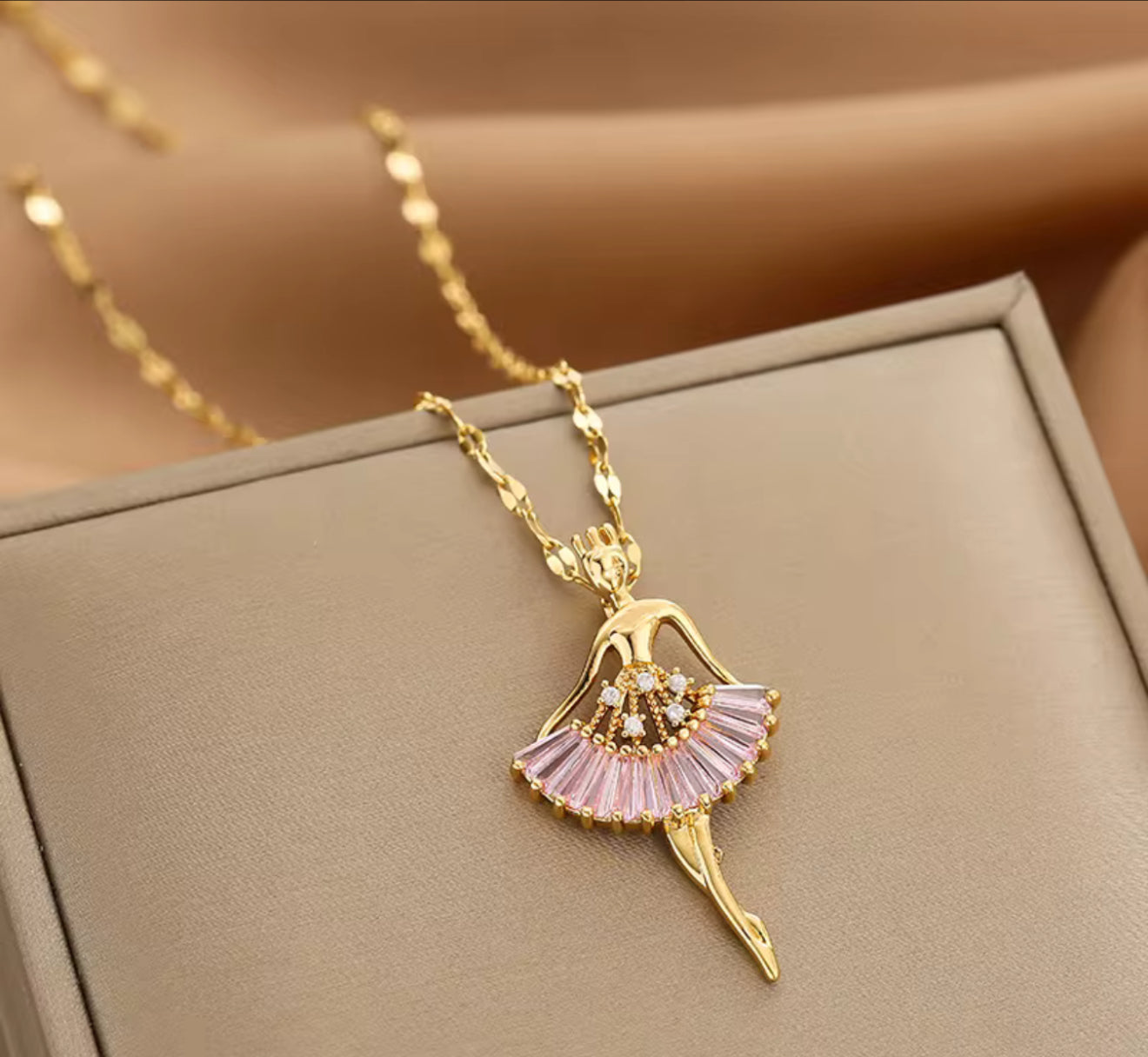“Pink Ballerina” Necklace – Joys of Light