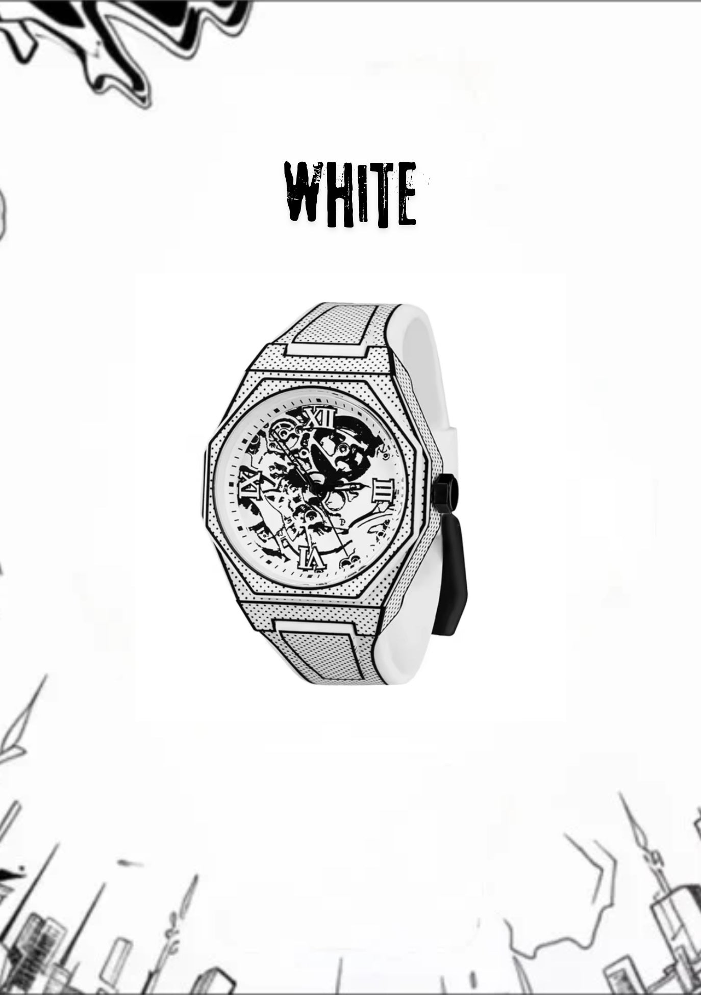 Ventitre Skeleton - White